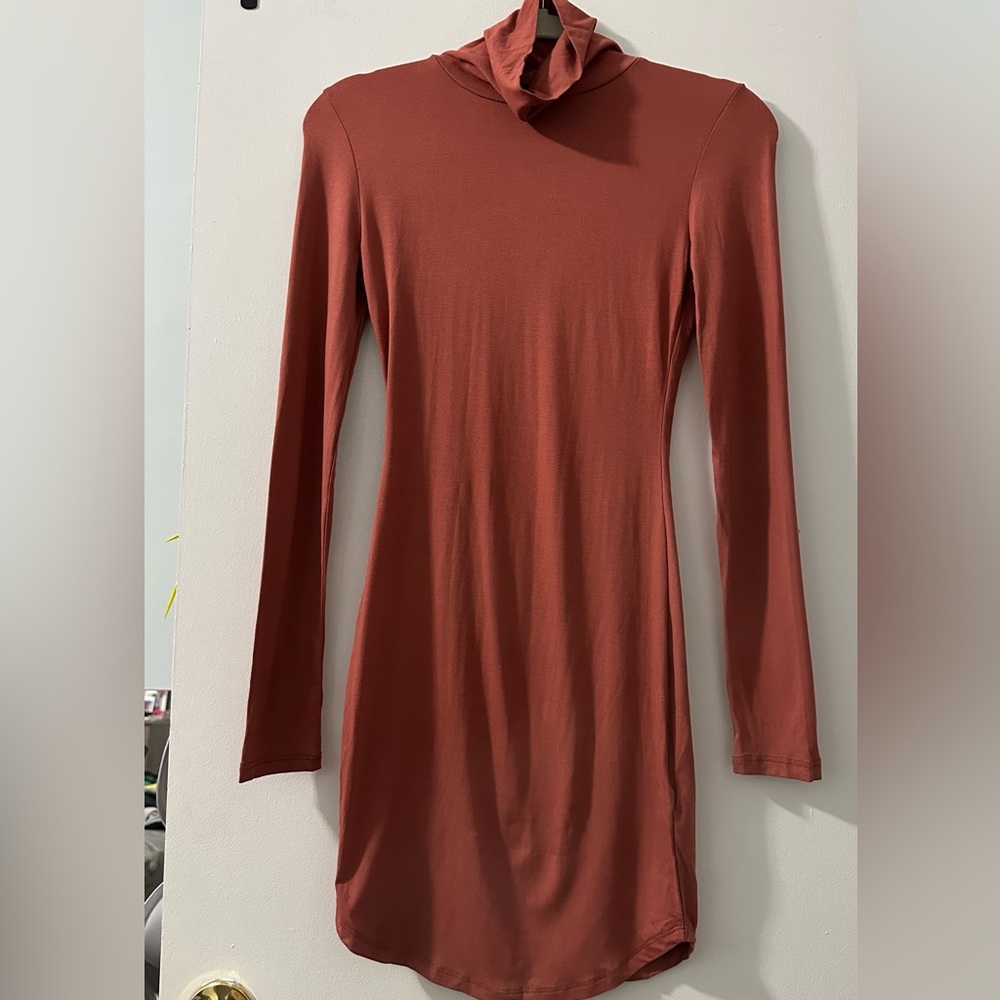 MISSGUIDED Longsleeve Bodycon Mini Dress Sz 2